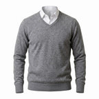 Men’s Cashmere V-Neck Sweater – Corsavi, view 8
