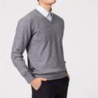 Men’s Cashmere V-Neck Sweater – Corsavi, view 22