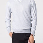 Men’s Cashmere V-Neck Sweater – Corsavi, view 23