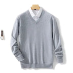 Men’s Cashmere V-Neck Sweater – Corsavi, view 25