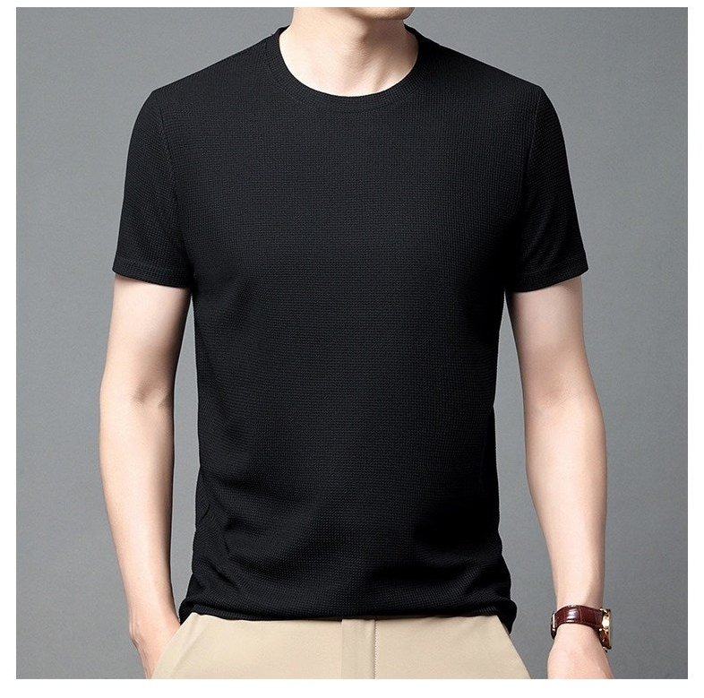Menton - Men's Ultra-Comfort Waffle Crew T-Shirt, view 2