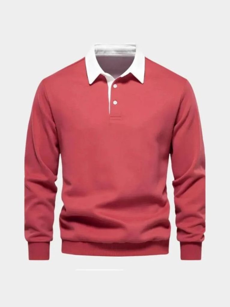 Old Money Essential Polo - Corsavi in Red