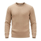 Robin | Men's Crew-Neck Cable Knit Sweater, view 10