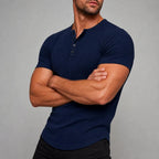 Siena - Men's Ultra-Comfort Henley Shirt, view 16
