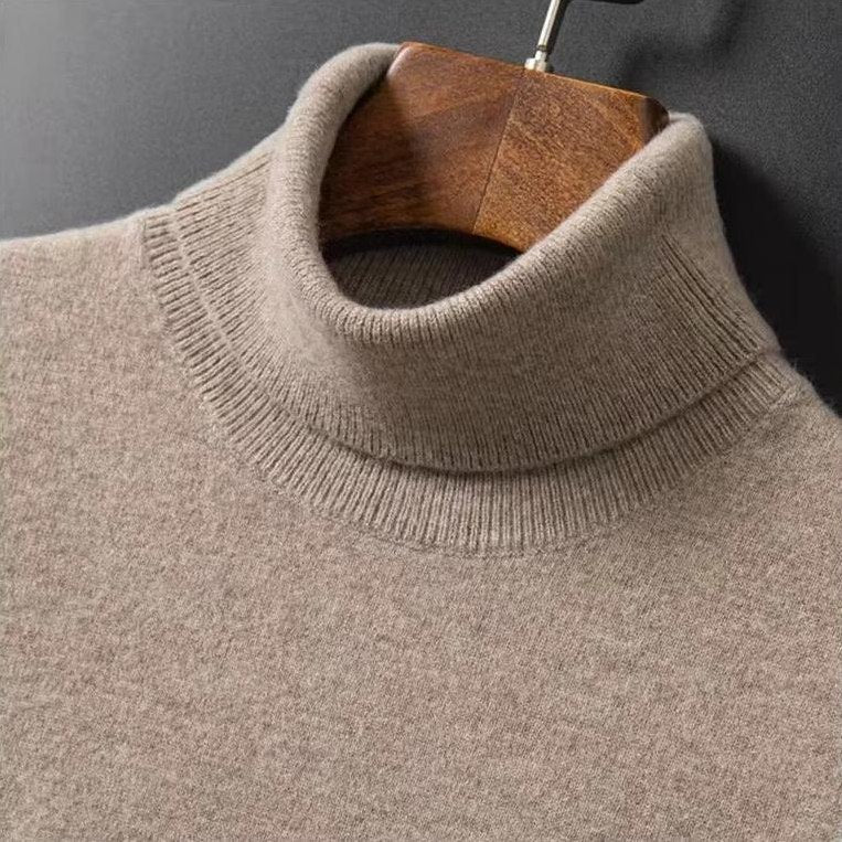 Signature Cashmere Turtleneck for Men, view 3