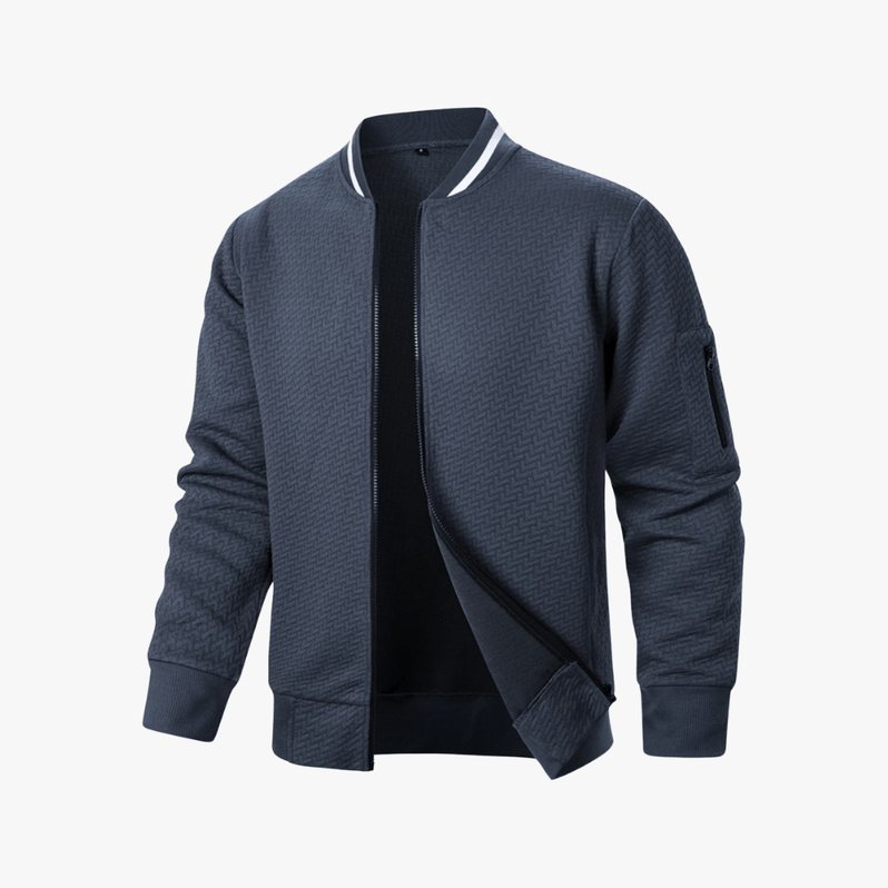 Corsavi Spring Bomber Jacket for Men in Dark Grey
