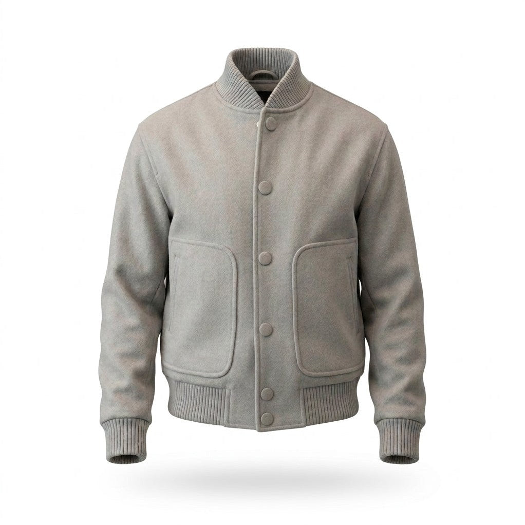 Théodore Refine Moreau Wool Jacket for Men in Gray