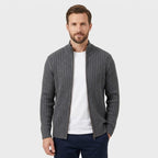 Thorne Knit Jacket (Ribbed Zip Cardigan) for Men, view 1
