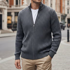 Thorne Knit Jacket (Ribbed Zip Cardigan) for Men, view 9