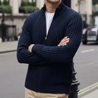 Thorne Knit Jacket (Ribbed Zip Cardigan) for Men, view 10