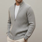 Thorne Knit Jacket (Ribbed Zip Cardigan) for Men, view 11