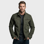 Valmont Vintage Olive Field Jacket – Corsavi, view 1