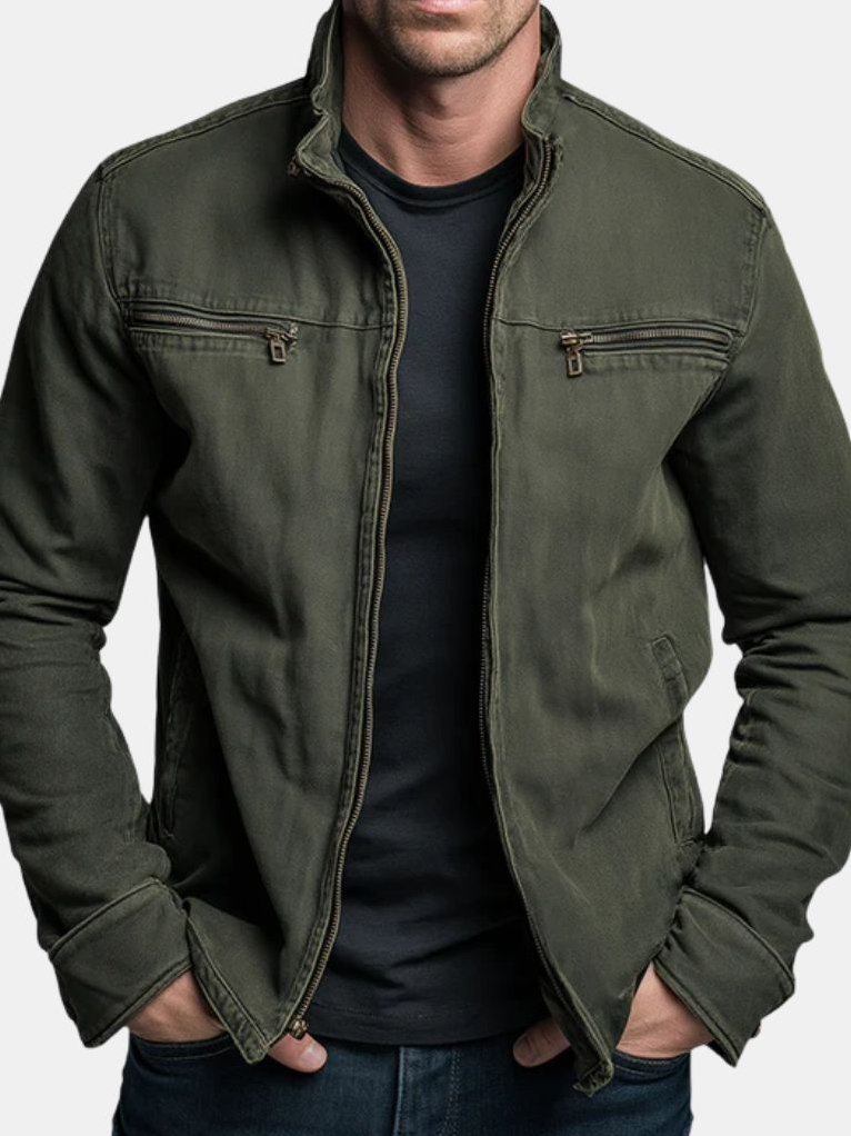 Valmont Vintage Olive Field Jacket – Corsavi, view 3