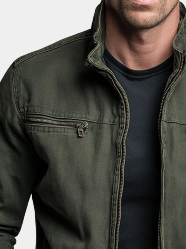 Valmont Vintage Olive Field Jacket – Corsavi, view 4