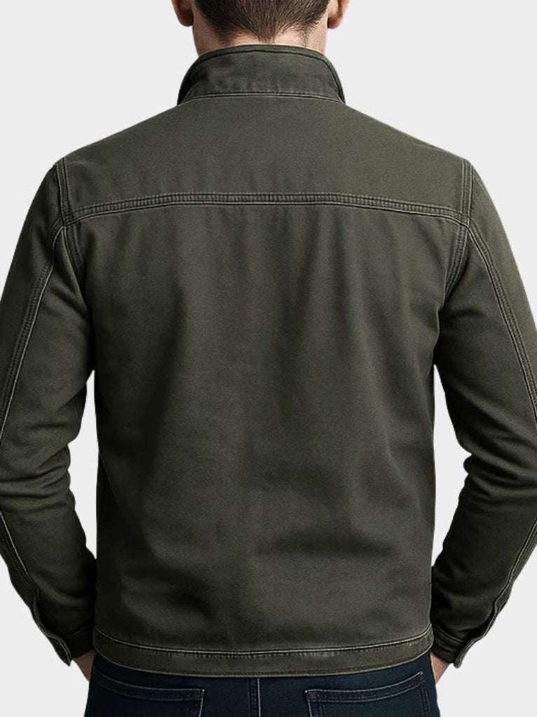 Valmont Vintage Olive Field Jacket – Corsavi, view 5