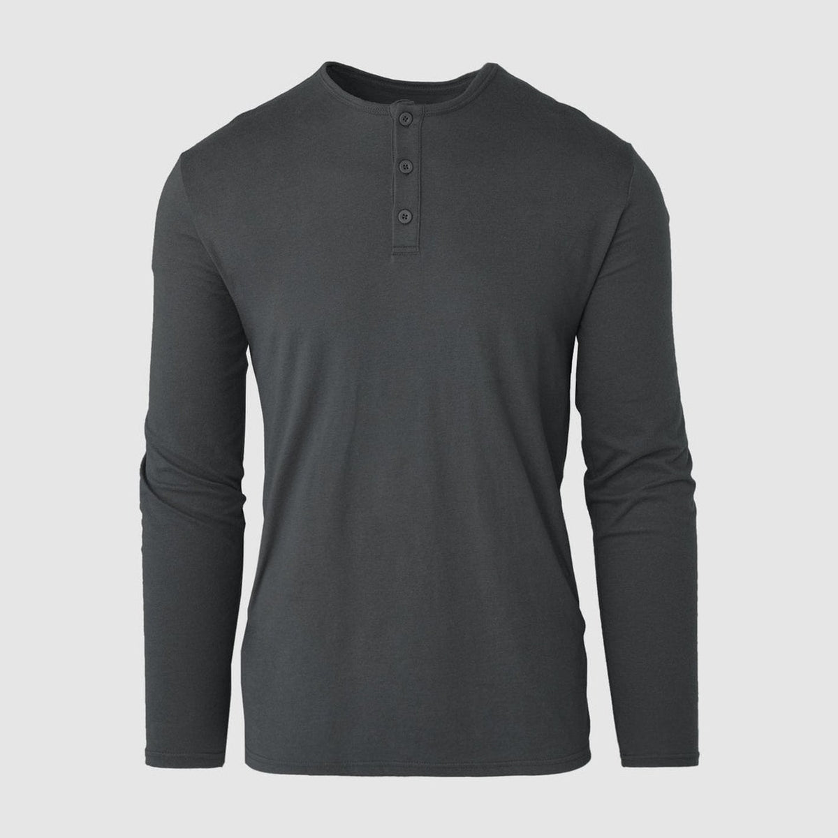 Varenna - Men's Ultra-Comfort Long Sleeve Henley, view 4