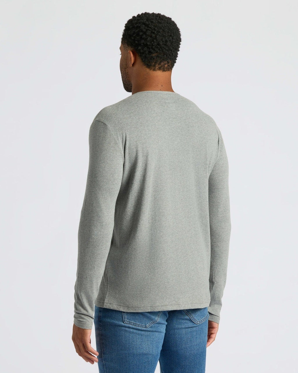 Varenna - Men's Ultra-Comfort Long Sleeve Henley, view 8