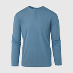 Varenna - Men's Ultra-Comfort Long Sleeve Henley, view 16