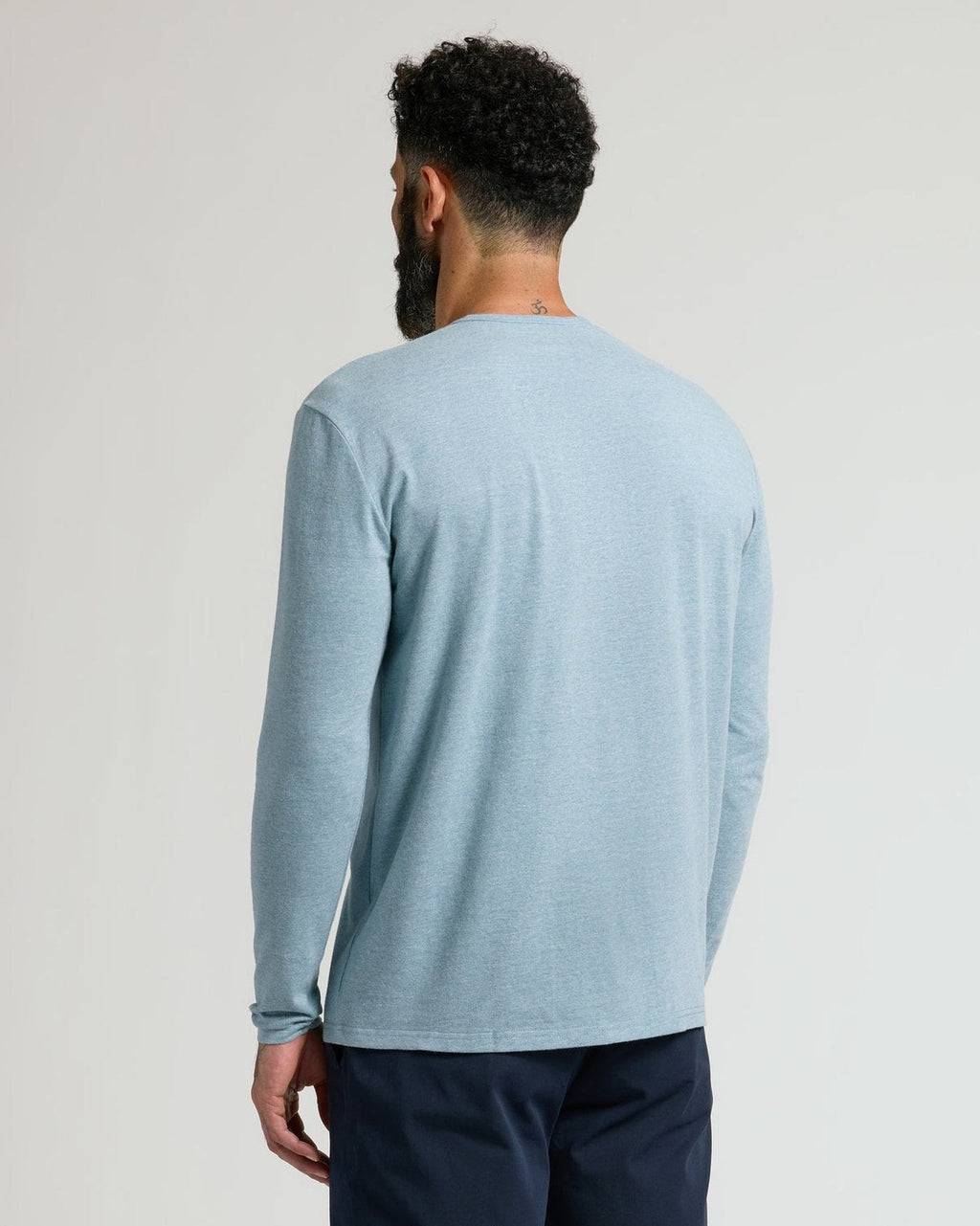 Varenna - Men's Ultra-Comfort Long Sleeve Henley, view 20