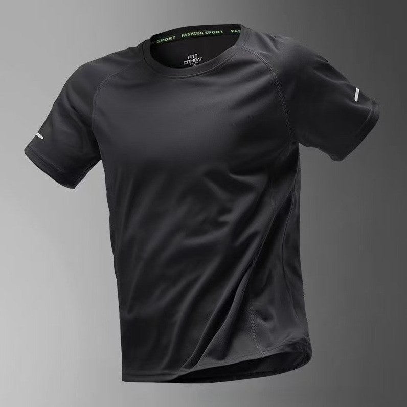 Verbier - Men's Ultra-Comfort Cooling T-Shirt in Espresso Black